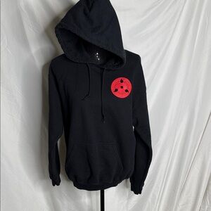 Classic Naruto Hoodie with Red Emblem